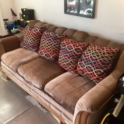 Sofa Couch Brown