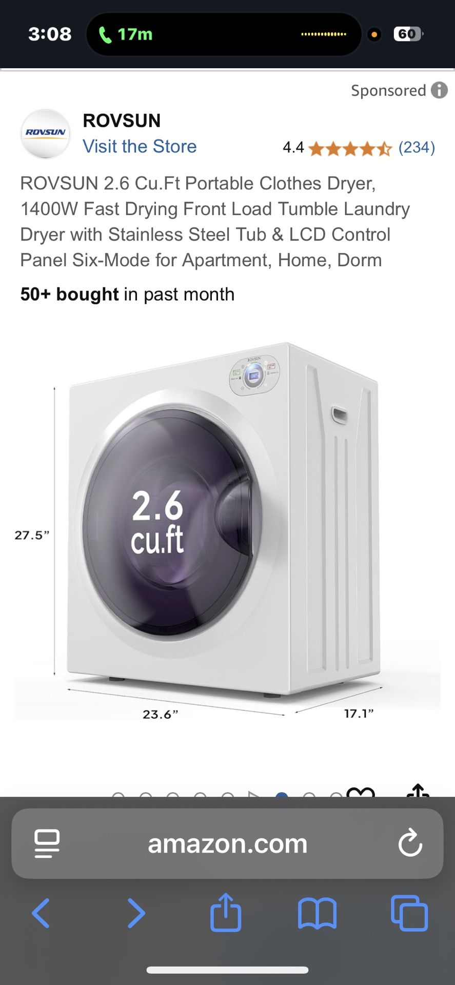 Rovsun Portable Dryer