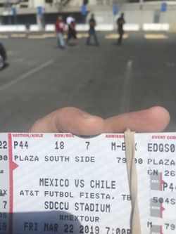 MEXICO vsCHILE 10 tickets $80 each