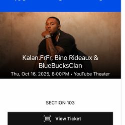2 Ticket Blue backs Clan