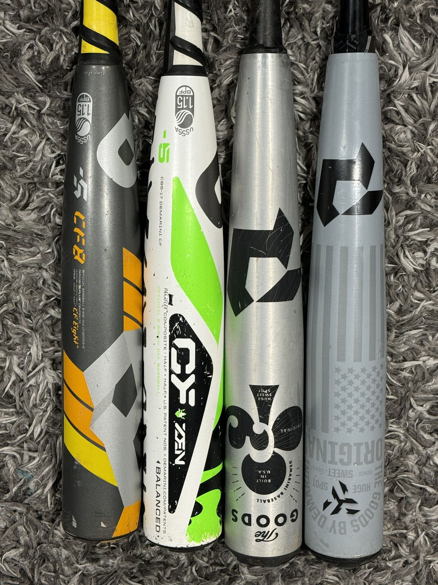 Solid Bats Up For Sale Demarini ( CFZen, CF8, Goods)