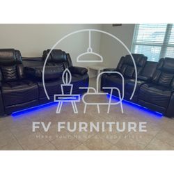 SALAS RECLINABLES ELÉCTRICAS NUEVAS A DESCUENTO DE BODEGA! INSTALACIÓN Y ENTREGA EL MISMO DÍA! 3 PAGOS MENSUALES! 