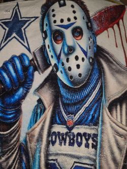 Dallas Cowboys Horror Graphic  floor rug