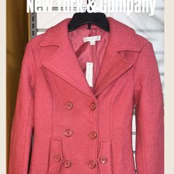 Wool Blend Pea Coat (NY & C)