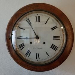 Antique Seth Thomas Round Roman Numerial Clock