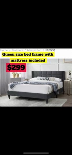 Queen size pillow top mattress with box spring included
