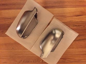 Audi A6/S6 matte chrome mirror caps