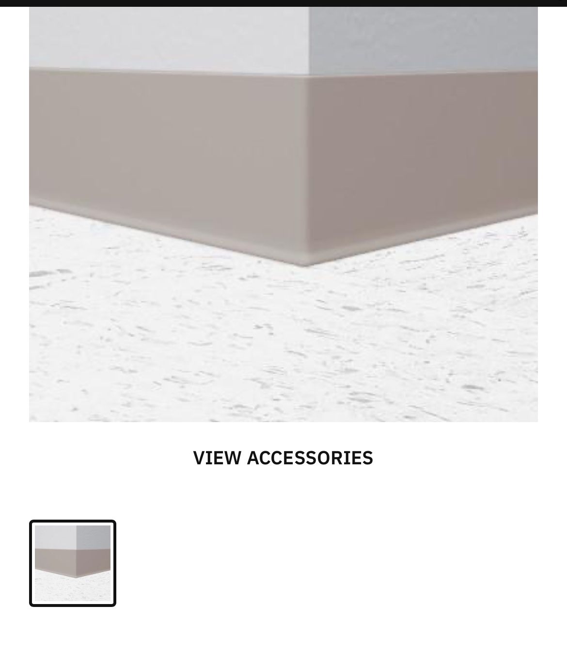 FREE. / Johnsonite Traditional Duracove Rubber Wall Base #121 Cement 4" x 120' Roll by 1/8" Cove (with Toe)