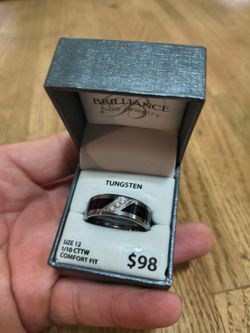 Brilliance fine jewelry Tungsten steel ring