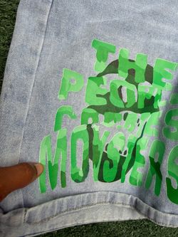 The People vs The Monsters Denim Shorts