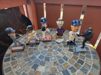 San Diego Padres Bobblehead Lot and Hoffman figure
