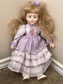 Porcelain Doll With Clothes