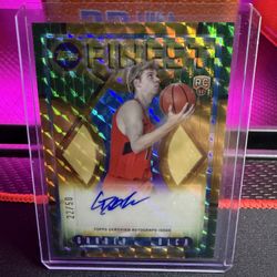 23/24 Topps Finest GOLD Gradey Dick RC Flashback Auto!
