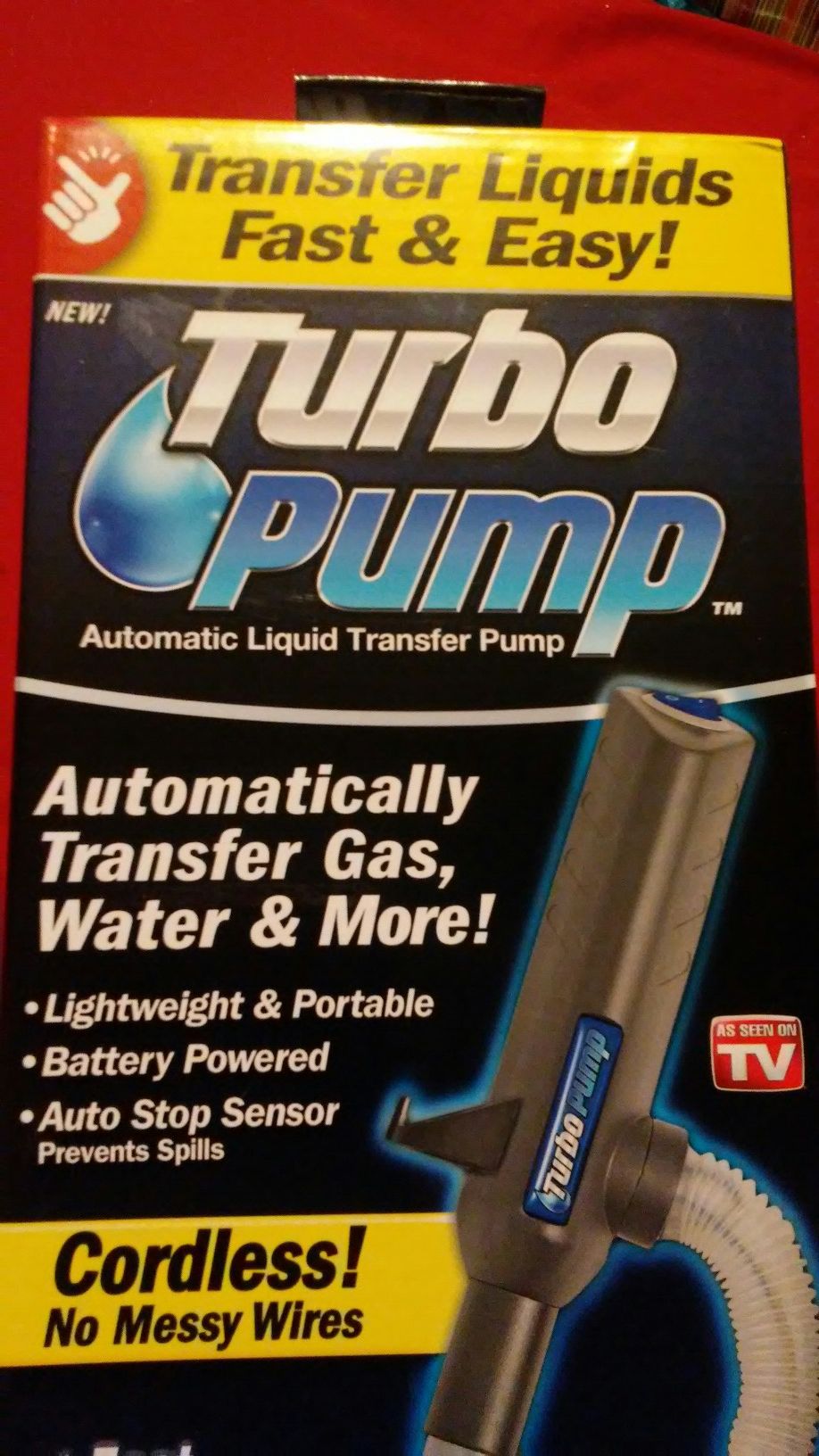 Never used turbo pump automatic liquid transfer pump
