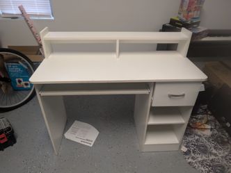 White desk
