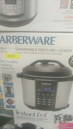 Farberware 7-1 programmable pressure cooker.
