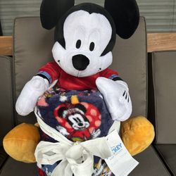 Disney Mickey & Friends Buddy + Throw Blanket