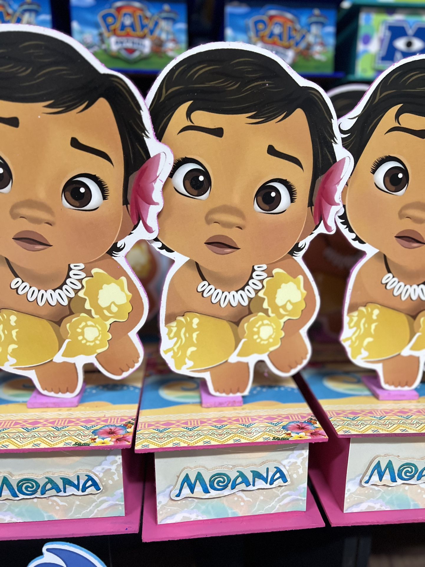 Baby Moana Centerpieces