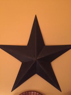 36" Metal Barn Texas Stars