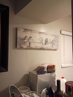 Birds on a Wire Wall Art Canvas