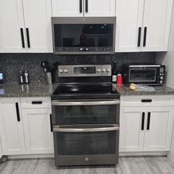 GE APPLIANCES RANGE STOVE OVEN DISHWASHER MICROWAVE CONVECTION