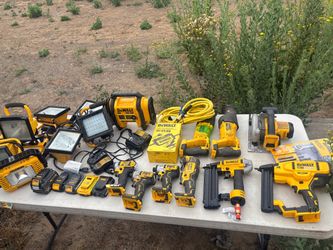 DeWalt Power Tool Lot with Batteries and Lights