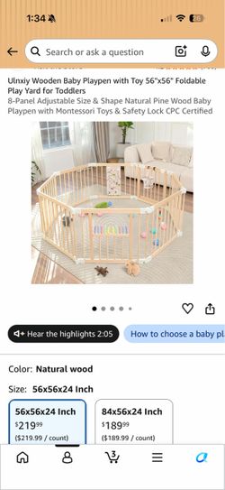 Organic play pen