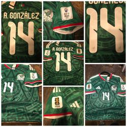 MEXICO FANS 2026 WORLD CUP JERSEY $60 each  ARMANDO GONZALEZ ORMIGA Mexico home GAME 1 Mundial 2026 World Cup USA Soccer jersey usa mexico