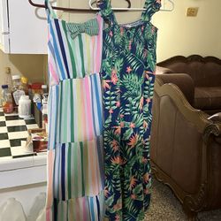 Two Long Dresses