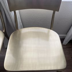 ORO GOLD DINING CHAIRS (4)
