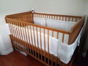 BreathableBaby® Mesh Crib Liner for Portable Cribs and Cradles