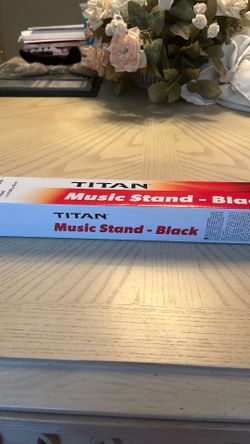 Titan Music Stand Never Used With 3 Year Warranty 