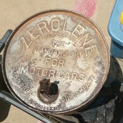 ZEROLENE 35 Gallon Oil Drum 1902