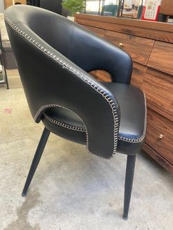modern new faux leather chair