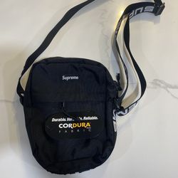 Authentic Black Supreme SS18 Shoulder Bag