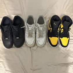 Black & White AF1s & Jordan 1 Retro Mid New Love