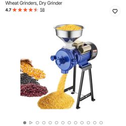 VEVOR Electric Grain Mill Grinder, 3000W, Spice Grinder 