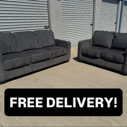 FREE DELIVERY || Ashley’s Furniture Couch & Loveseat Set