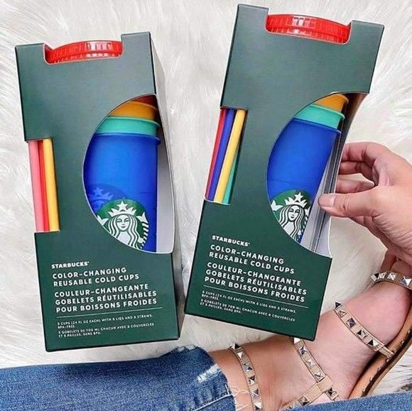 Starbucks Color Changing Cups - NIB