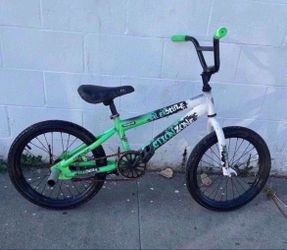 Freestyle Zone BMX Bike Green White