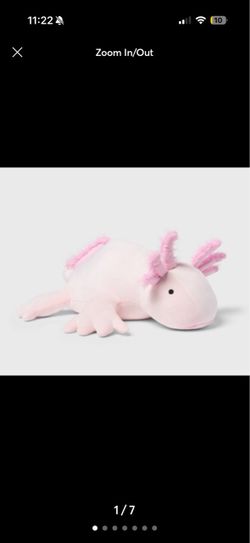Pink Axolotl Stuffed Plush Toy
