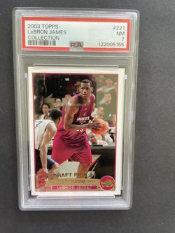 2003 Topps LeBron James Draft pick
