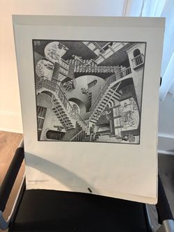 Vintage M.C. Escher “Relativity” 1959 Art Print – Large