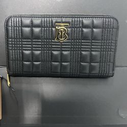 Burberry Quilted Lambskin Wallet