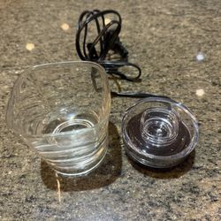 Philips Sonicare Toothbrush Charging Glass Cup & Inductive Charger Base