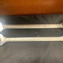 Proto Professional 1246 1-7/16 & 1248 1-1/2 Combination 12 Point Wrenches