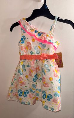 New Girls 4T Sugah & Honey Butterfly Dress