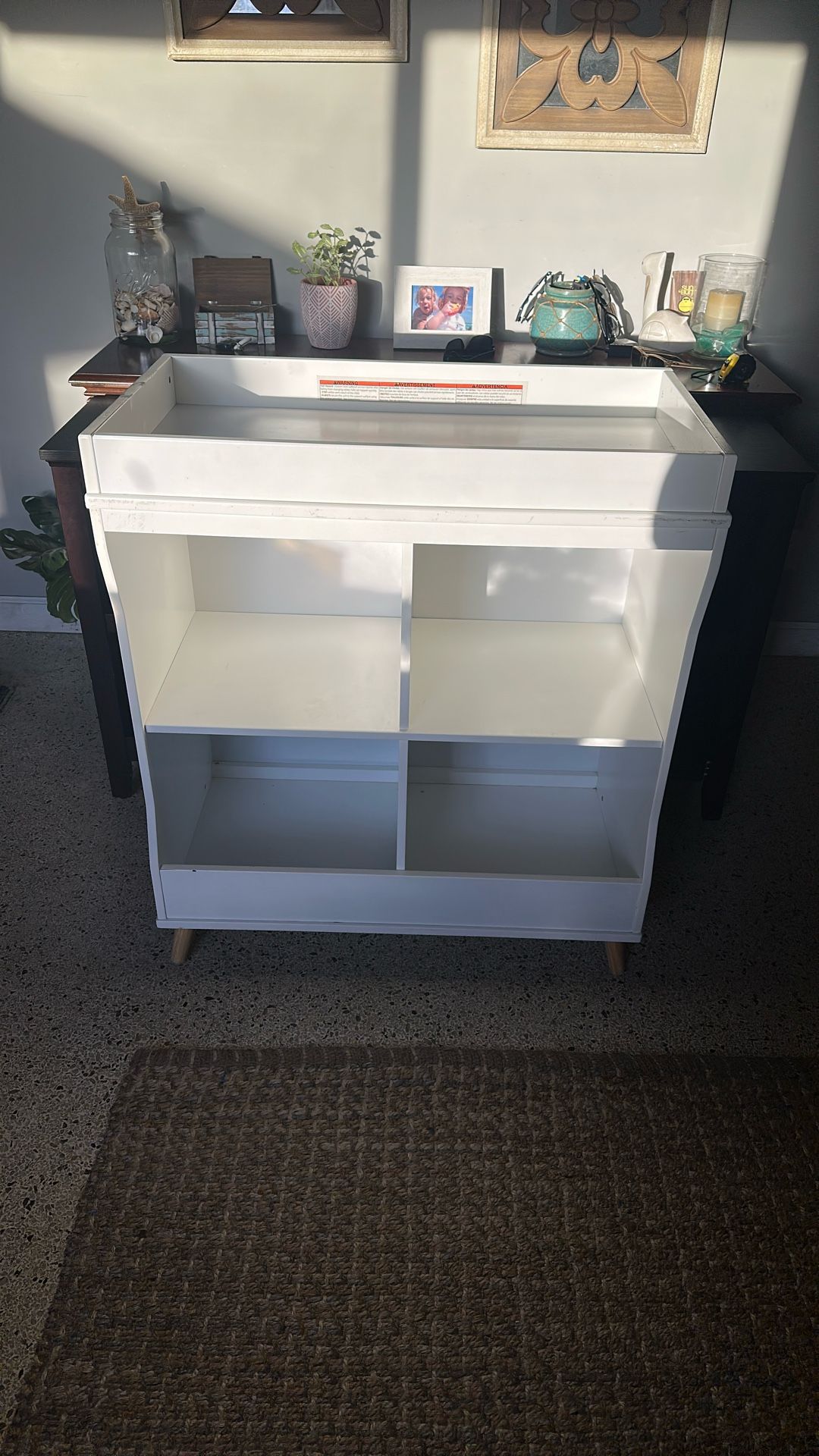 Delta changing Table / Kids Cubby Storage