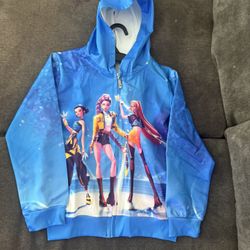 Kpop Demon Hunters Zip Up Sweater 