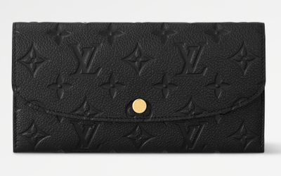 Louis Vuitton Emilie Wallet – Black Monogram Empreinte | New, Never Used